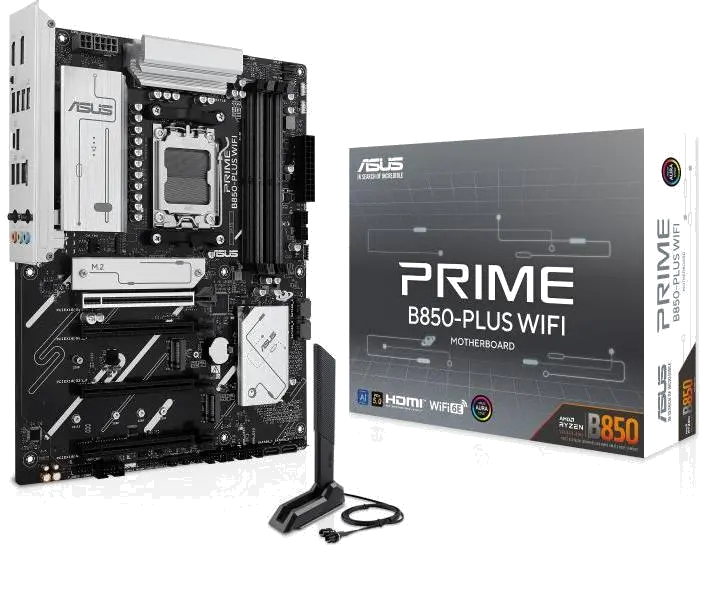 Asus PRIME B850-PLUS WIFI PRIME B850 PLUS WIFI Placa de Baza AM5 4x DDR5, 1x DP 1x HDMI, 1x PCIE 5.0 x16, 4711387931509