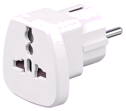 MicroConnect PETRAVEL Adaptor universal la Schucko de la UK, US, DK, CH, IT alb, 5711045095184