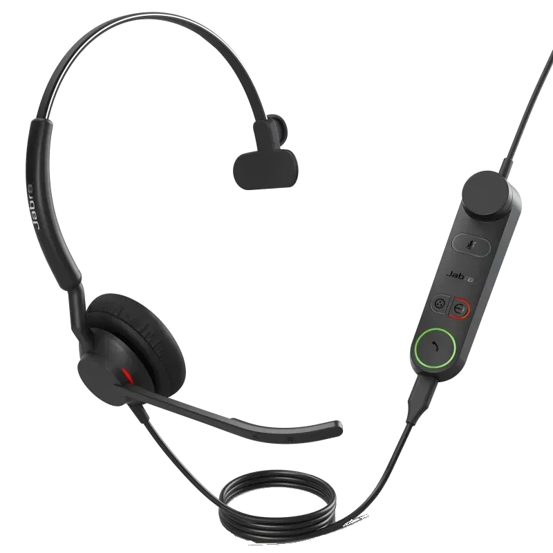 Jabra 5093-299-2269 Casca Engage 50 II UC Mono cu fir, inline call control, USB-C/A, 5706991034172