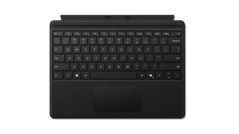 Microsoft EP2-00416 Surface Pro Keyboard CM, CoPilot Button, EN, Black doesn't support Pen Storage, 0196388361885
