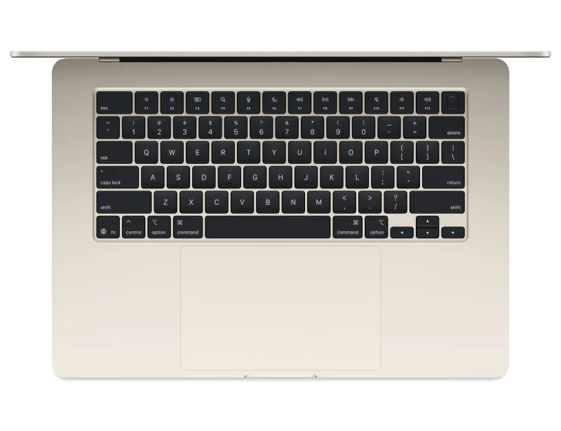 Apple MC6K4RO/A MacBook Air 15 inch, procesor Apple M4, 10 nuclee CPU 10 nuclee GPU, 24GB, 512GB, 195949892257