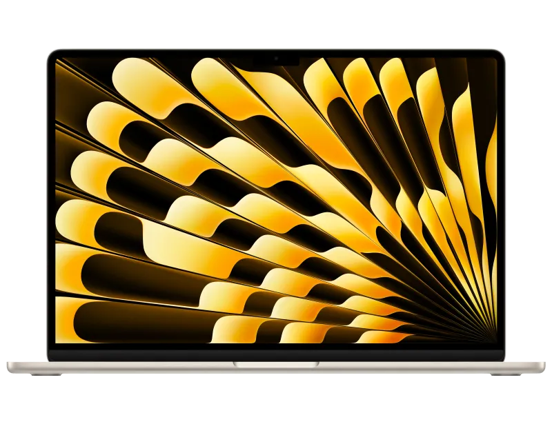 Apple MW1J3RO/A MacBook Air 15 inch procesor Apple M4, 10 nuclee CPU 10 nuclee GPU, 16GB, 256GB, 195949841095