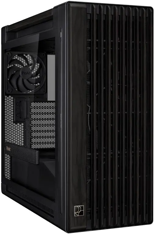 Asus PROART PA602 WOOD TG PWM BLACK PROART PA602 WOOD EDITION Carcasa PC Mid Tower ARGB NEGRU Tempered Glass, 4711387664421