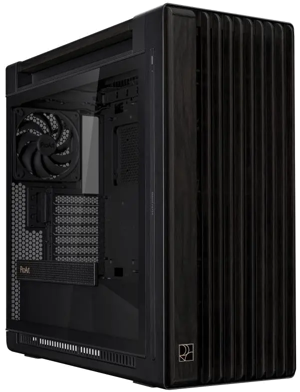 Asus PROART PA602 WOOD TG PWM BLACK PROART PA602 WOOD EDITION Carcasa PC Mid Tower ARGB NEGRU Tempered Glass, 4711387664421