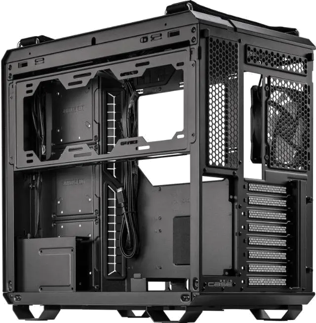 Asus TUF GAMING GT502 PLUS TG ARGB BLACK GT 502 TUF GAMING Carcasa PC Mid Tower ARGB NEGRU Tempered Glass, 4711081800439