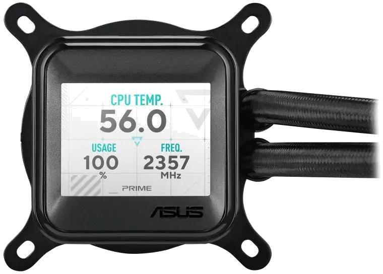 Asus PRIME LC 360 ARGB LCD PRIME LC 360 LCD ARGB NEGRU Cooler Procesor 3 ventilatoare radiator 360mm, 4711387624630