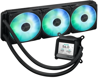 Asus PRIME LC 360 ARGB LCD PRIME LC 360 LCD ARGB NEGRU Cooler Procesor 3 ventilatoare radiator 360mm, 4711387624630