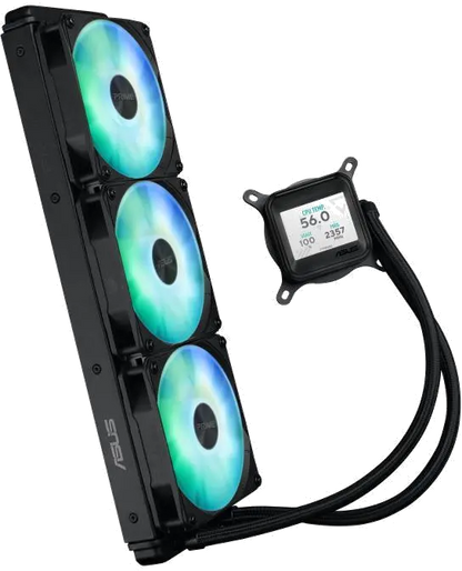 Asus PRIME LC 360 ARGB LCD PRIME LC 360 LCD ARGB NEGRU Cooler Procesor 3 ventilatoare radiator 360mm, 4711387624630