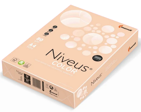 Niveus NI180098723 Niveus Hartie colorata A4 80 g/mp SOMON PAL_SA24 pentru laser/inkjet/copiatoare 500/top 9003974460536