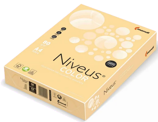 Niveus NI180098727 Niveus Hartie colorata A4 80 g/mp CREM CHAMOIS_CH32 pentru laser/inkjet/copiatoare