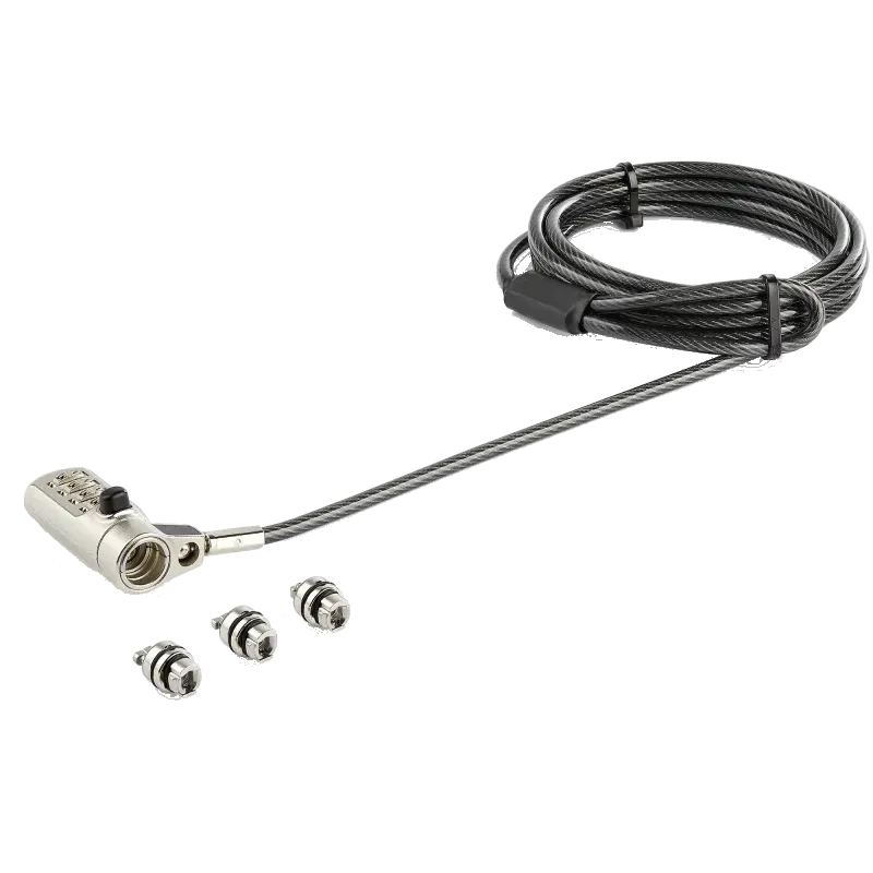 StarTech LTULOCK4D Cablu securitate pt notebook 2m, cu cifru, 3-in-1, K-Slot, Nano, Wedge, 65030882897