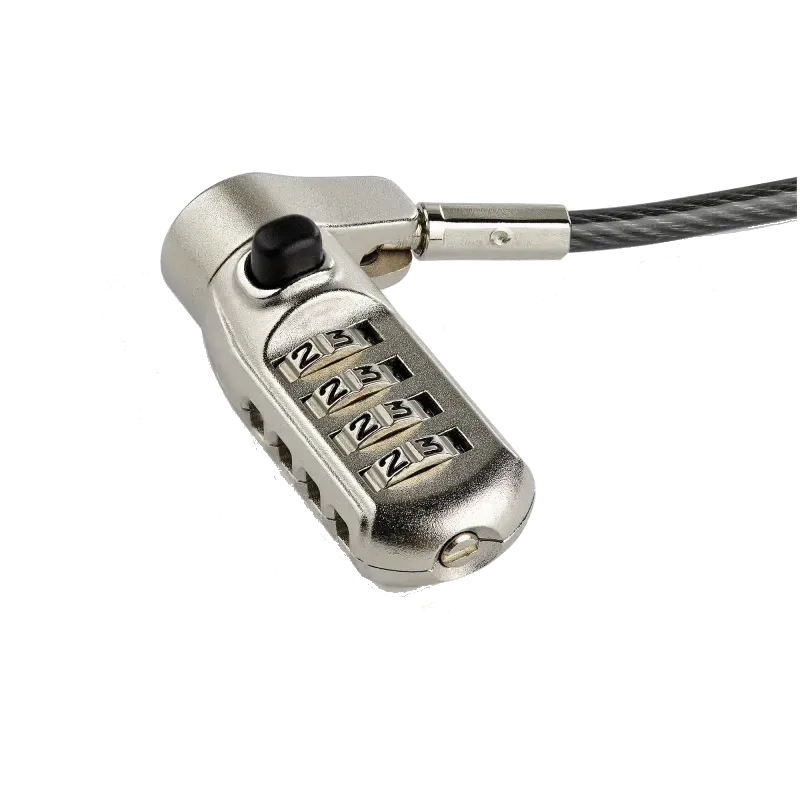 StarTech LTULOCK4D Cablu securitate pt notebook 2m, cu cifru, 3-in-1, K-Slot, Nano, Wedge, 65030882897