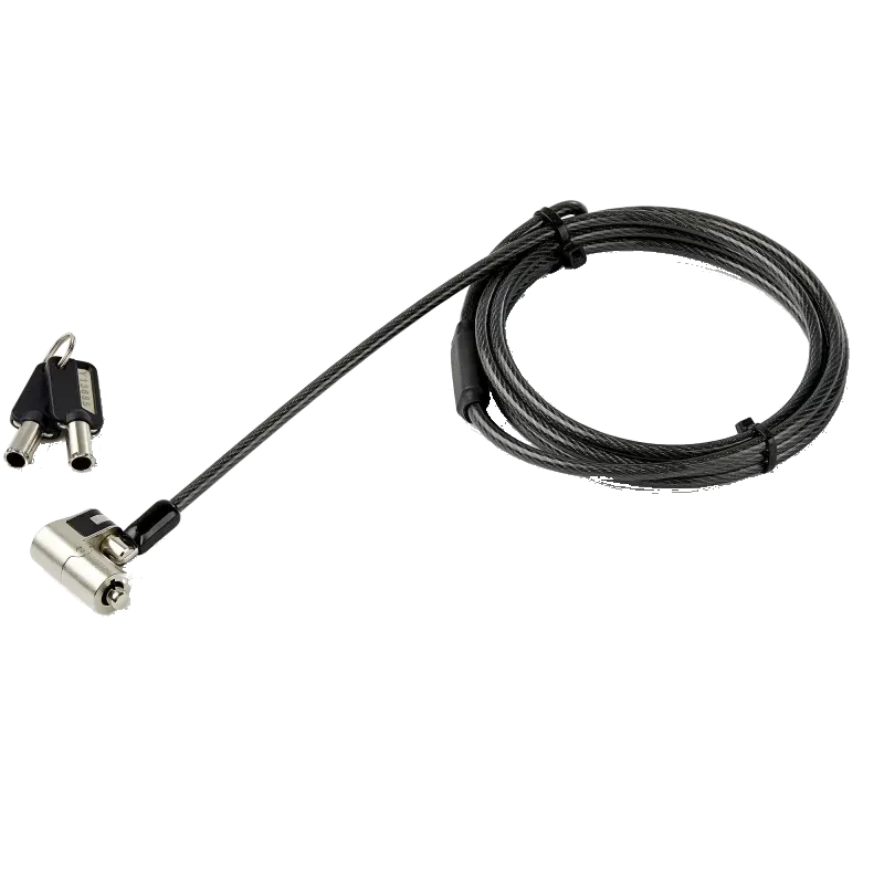 StarTech LTULOCKKEY Cablu securitate pt notebook 2m, cu cheie, 3-in-1, K-Slot, Nano, Wedge, 65030882880