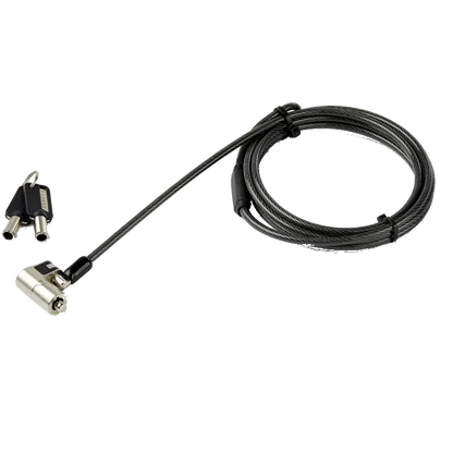 StarTech LTULOCKKEY Cablu securitate pt notebook 2m, cu cheie, 3-in-1, K-Slot, Nano, Wedge, 65030882880