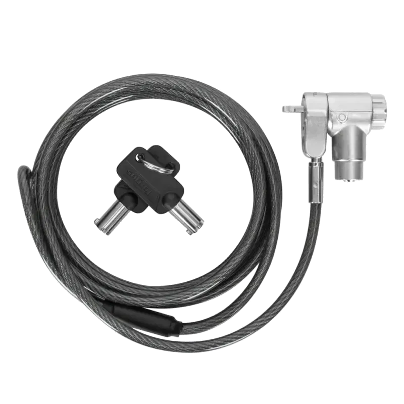 Targus ASP95GL DECON Ultimate Keyed Cable Lock with Slimline Adaptable Lock Head, 2m, 5051794035643