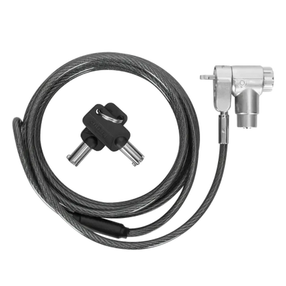 Targus ASP95GL DECON Ultimate Keyed Cable Lock with Slimline Adaptable Lock Head, 2m, 5051794035643