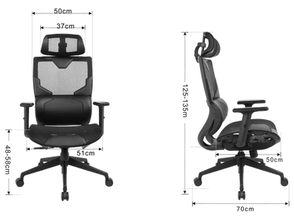 Sandberg 640-95 ErgoFusion Gaming Chair Basic scaun ergonomic sustine maxim 150Kg, 5705730640957