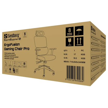 Sandberg 640-96 ErgoFusion Gaming Chair Pro scaun ergonomic, 5705730640964