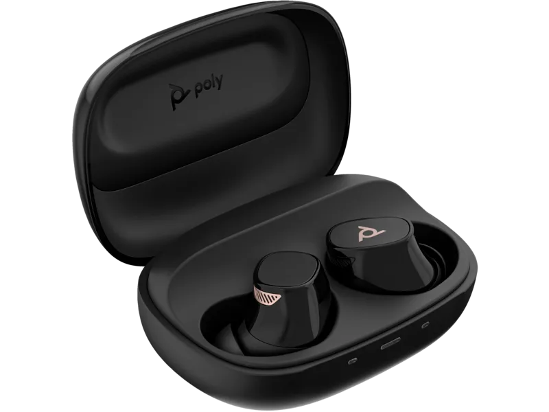 HP 946C3AA Poly Voyager Free 20 Black Earbuds +Basic Charge Case, 199251102400