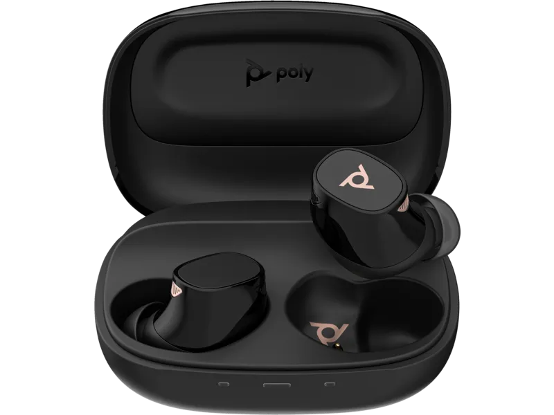 HP 946C3AA Poly Voyager Free 20 Black Earbuds +Basic Charge Case, 199251102400