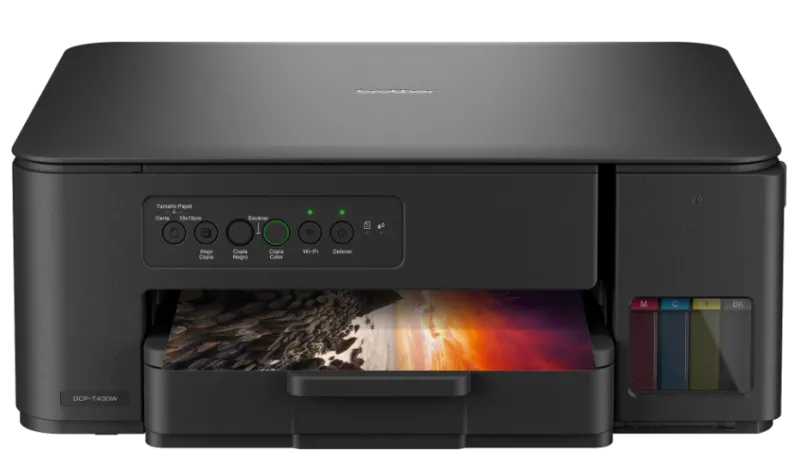 Brother DCPT430WYJ1 DCP-T430W Multifunctional inkjet color A4 3-1 wireless, gama InkBenefit Plus