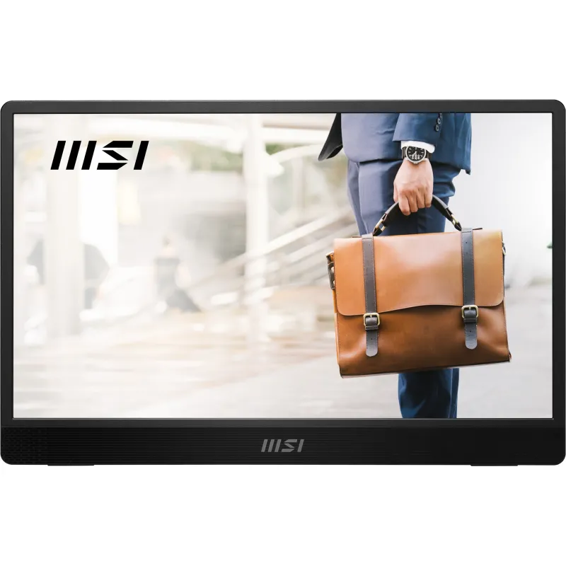 MSI PRO MP161 E2 PRO MP161 E2 15.6inch Portable Business Monitor IPS FHD 60Hz 4ms HDMI 2xUSB C, 4711377131711