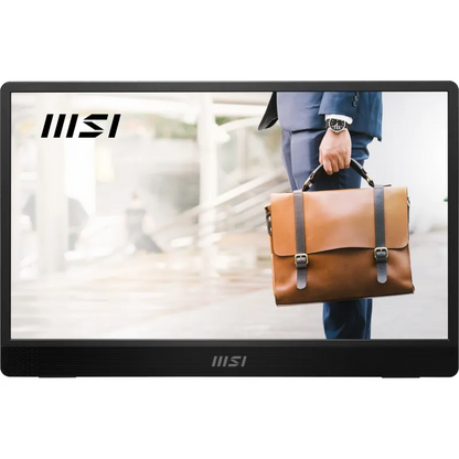 MSI PRO MP161 E2 PRO MP161 E2 15.6inch Portable Business Monitor IPS FHD 60Hz 4ms HDMI 2xUSB C, 4711377131711