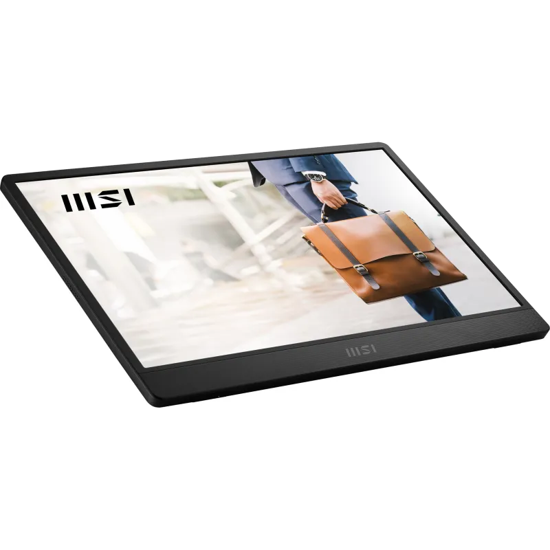 MSI PRO MP161 E2 PRO MP161 E2 15.6inch Portable Business Monitor IPS FHD 60Hz 4ms HDMI 2xUSB C, 4711377131711