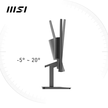 MSI PRO MP2412 PRO MP2412 23.8inch Business Monitor VA FHD 100Hz 4ms HDMI D-Sub, 4711377087957