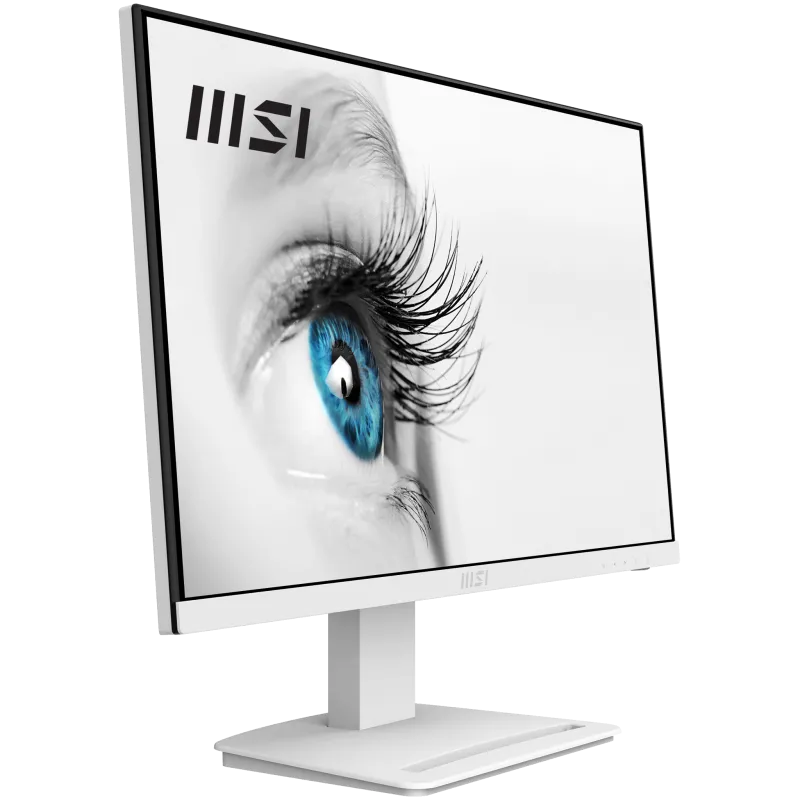 MSI PRO MP243XW PRO MP243XW 23.8inch Business Monitor IPS FHD 100Hz 4ms HDMI DP Speakers White, 4711377089869