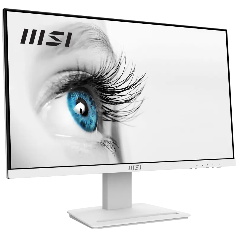 MSI PRO MP243XW PRO MP243XW 23.8inch Business Monitor IPS FHD 100Hz 4ms HDMI DP Speakers White, 4711377089869