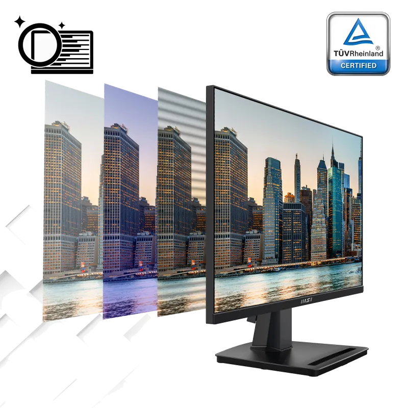 MSI PRO MP251 PRO MP251 24.5inch Business Monitor IPS FHD 300cd/m2 4ms D-SUB HDMI Speaker, 4711377127172