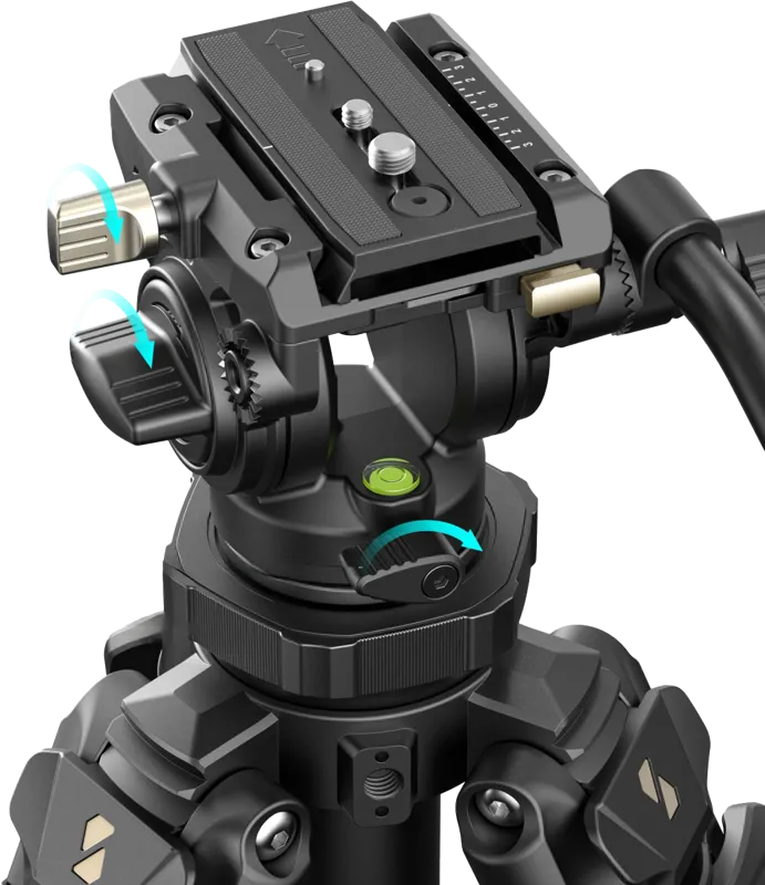 SmallRig 4420 Kit trepied video ușor AD-50 Pro fibră de carbon, 6941590018768