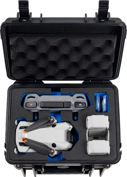 B&W 108897 Geanta de transport si carcasa de protectie pentru drona DJI Mini 4 Pro negru, 4031541756251