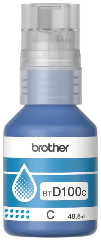 Brother BTD100C BT-D100C Rezerva cerneala cyan originala, 5000 pagini, 4977766836975