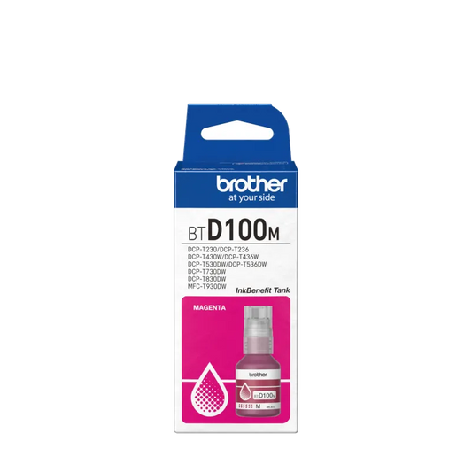 Brother BTD100M BT-D100M Rezerva cerneala magenta originala, 5000 pagini, 4977766836982