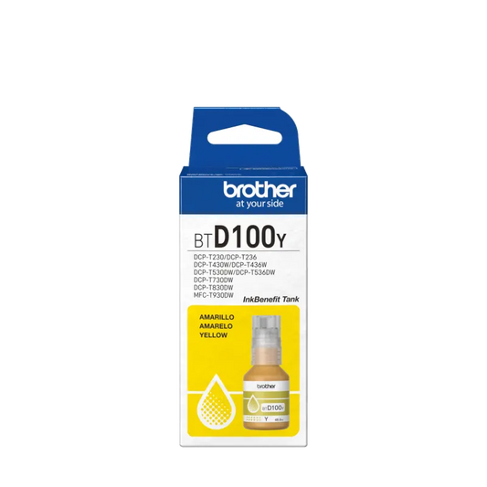 Brother BTD100Y BT-D100Y Rezerva cerneala yellow originala, 5000 pagini, 4977766836999