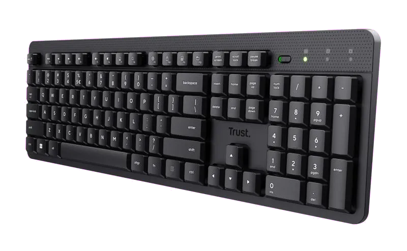 Trust TR-25011 Tastatura Ody II Wireless, cu taste silentioase, power saving, rezistenta la str, 8713439250114