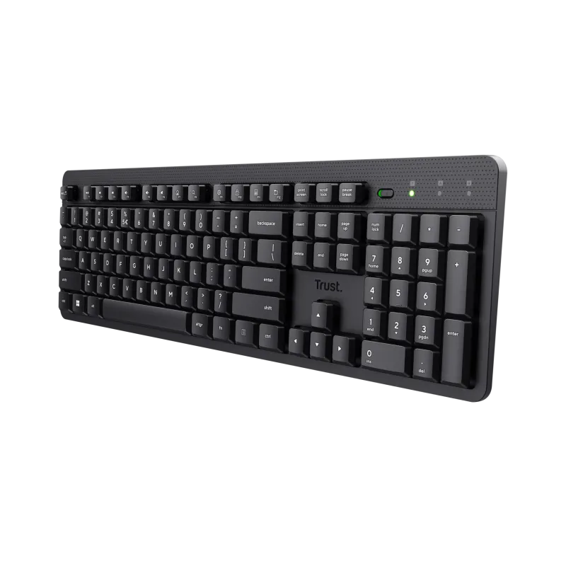 Trust TR-25011 Tastatura Ody II Wireless, cu taste silentioase, power saving, rezistenta la str, 8713439250114