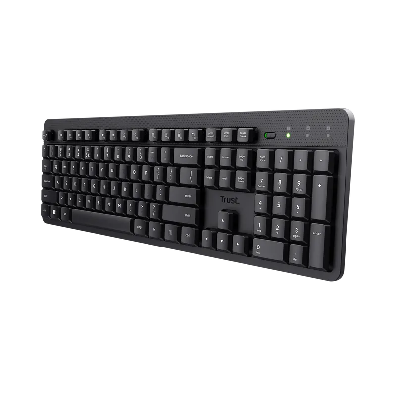 Trust TR-25011 Tastatura Ody II Wireless, cu taste silentioase, power saving, rezistenta la str, 8713439250114