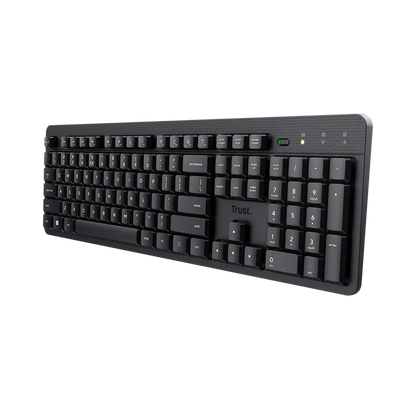 Trust TR-25011 Tastatura Ody II Wireless, cu taste silentioase, power saving, rezistenta la str, 8713439250114