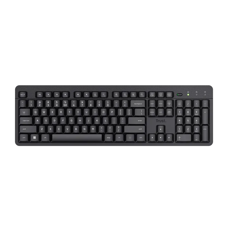 Trust TR-25011 Tastatura Ody II Wireless, cu taste silentioase, power saving, rezistenta la str, 8713439250114
