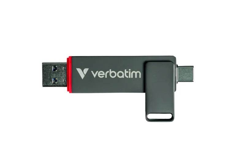 Verbatim 32043 Flash Drive 1TB, conectivitate dubla, USB-C/USB-A, 23942320432