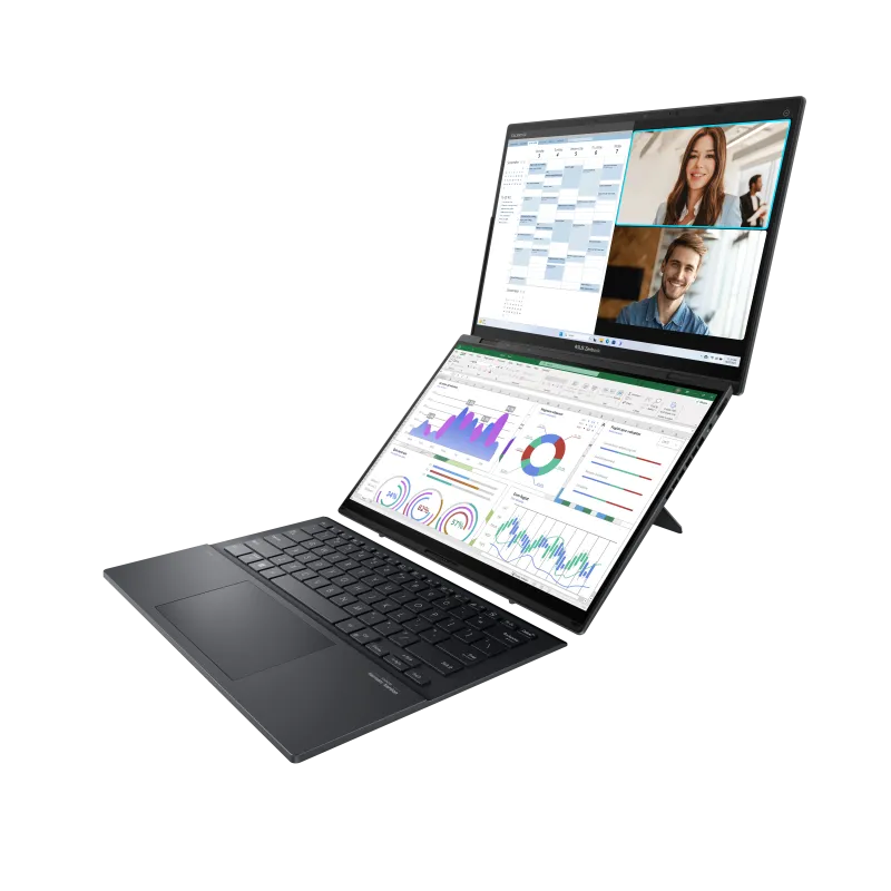 Asus UX8406CA-QL118X Zenbook Duo laptop 14inch FHD OLED Ultra 7 255H 32GB 1TB W11Pro, 4711387822494