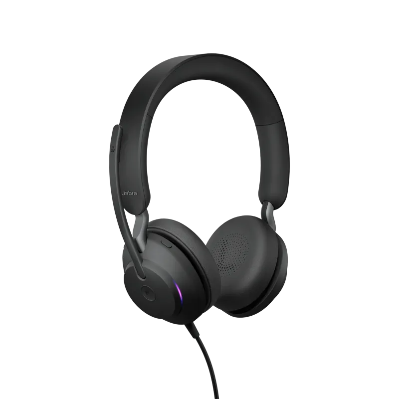 Jabra 24189-999-799 Evolve2 40 SE MS cu fir, Binaural, On-Ear, conectare USB-C/USB-A, 5706991034554