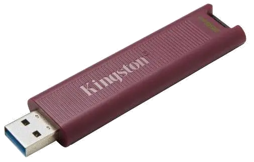 Kingston DTMAXA/256GB DataTraveler MAX Flash Drive 256GB USB3.2, R/W 1000/ 900 MB/s, USB-A, Black, 740617328370