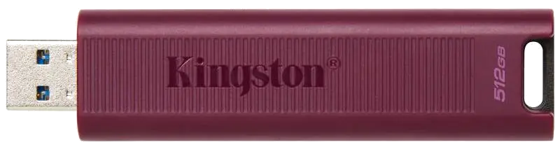 Kingston DTMAXA/512GB DataTraveler MAX Flash Drive 512GB USB3.2, R/W 1000/ 900 MB/s, USB-A, Black, 740617328332