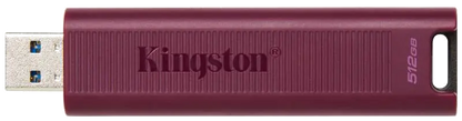 Kingston DTMAXA/512GB DataTraveler MAX Flash Drive 512GB USB3.2, R/W 1000/ 900 MB/s, USB-A, Black, 740617328332