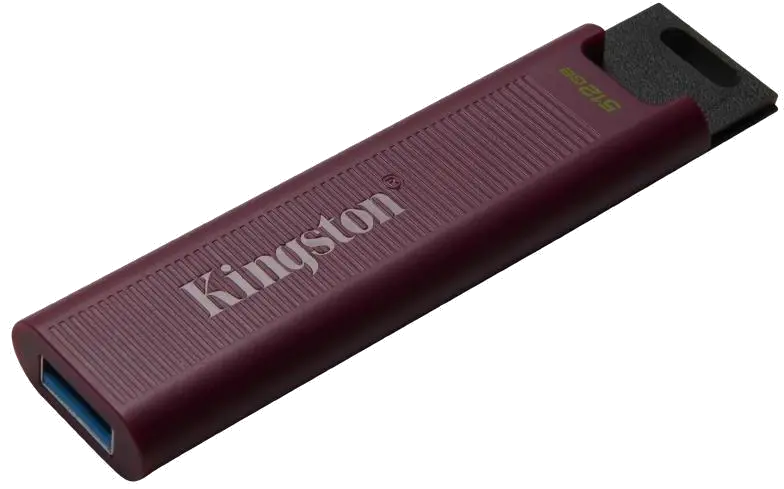 Kingston DTMAXA/512GB DataTraveler MAX Flash Drive 512GB USB3.2, R/W 1000/ 900 MB/s, USB-A, Black, 740617328332
