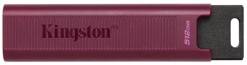 Kingston DTMAXA/512GB DataTraveler MAX Flash Drive 512GB USB3.2, R/W 1000/ 900 MB/s, USB-A, Black, 740617328332